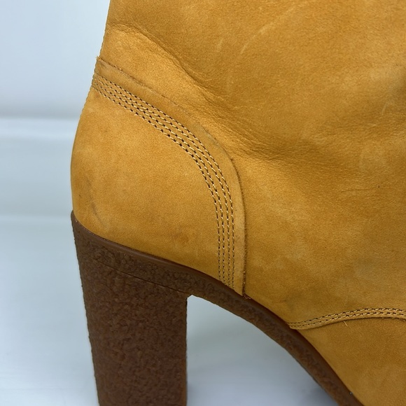 Timberland 🧡 Earthkeepers Women's Workboot Style Chunky High Heel Boot Shoes - Picture 11 of 16